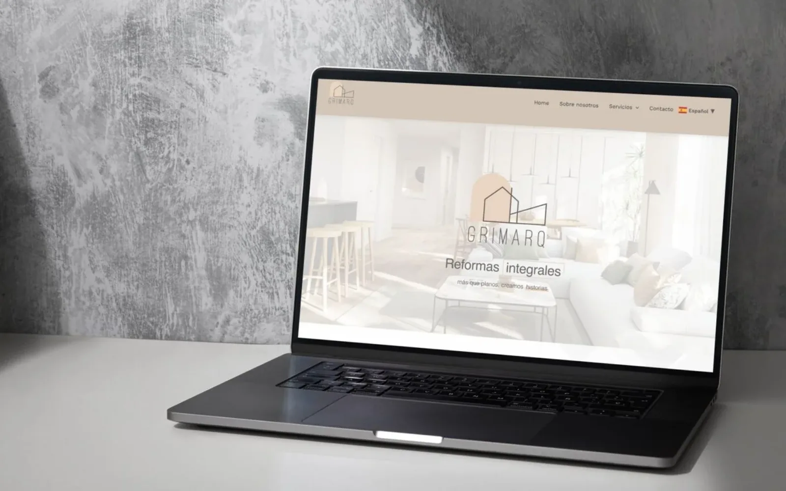 Web de Grimarq, reformas integrales, diseñada por Vendit Media