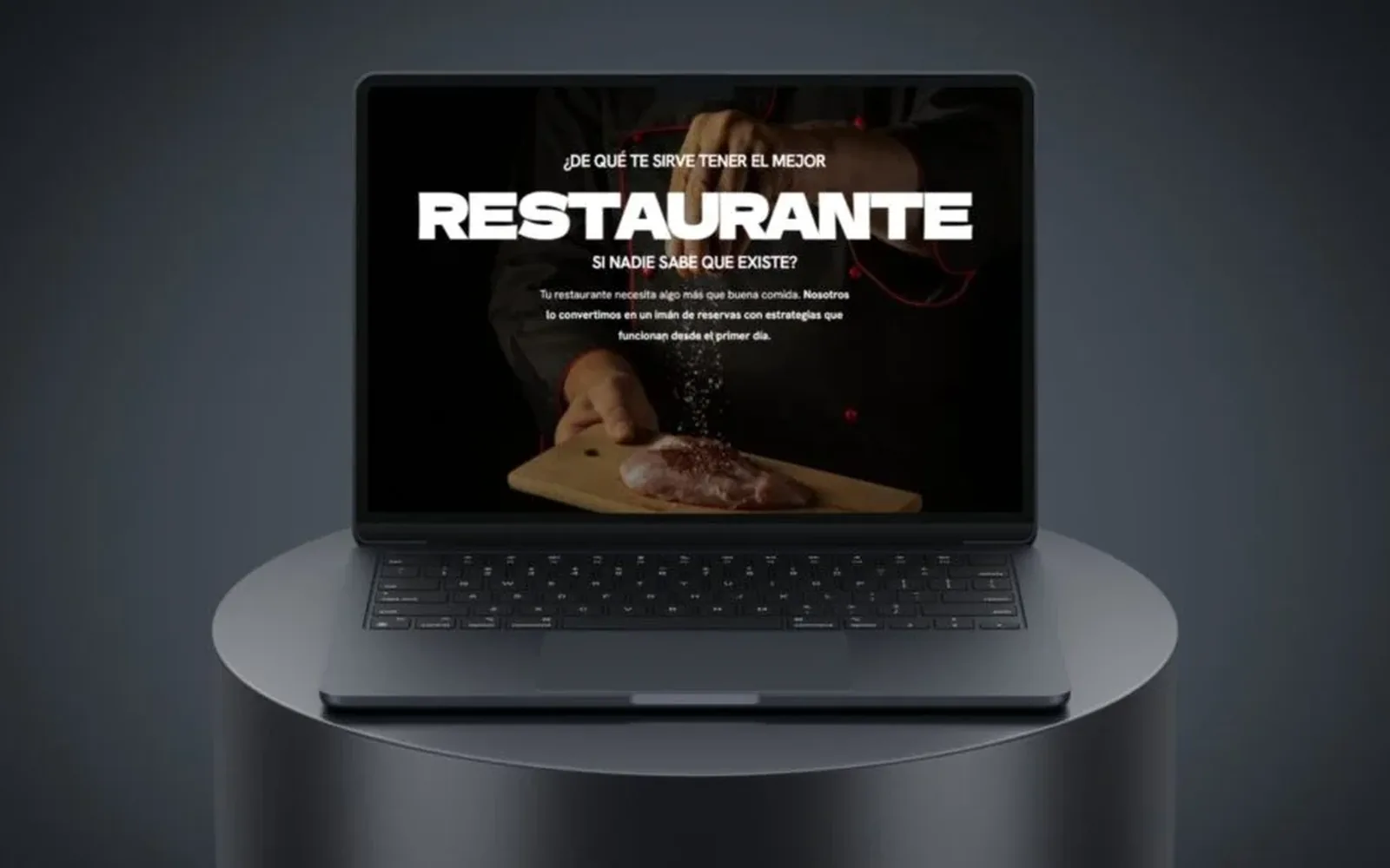 Web de restaurante diseñada por Vendit Media