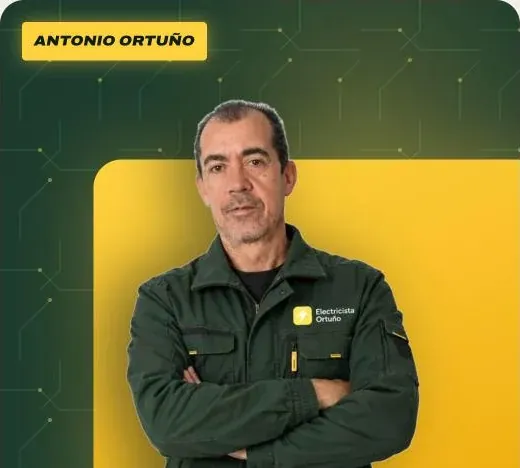 Antonio Ortuño en la web de Electricidad Ortuño